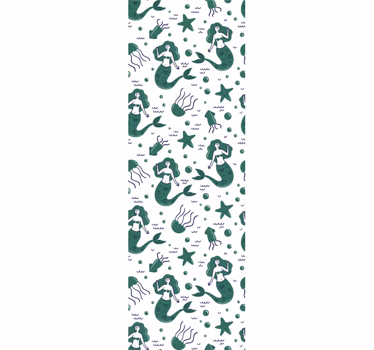 Underwater Mermaids nature wallpaper - TenStickers