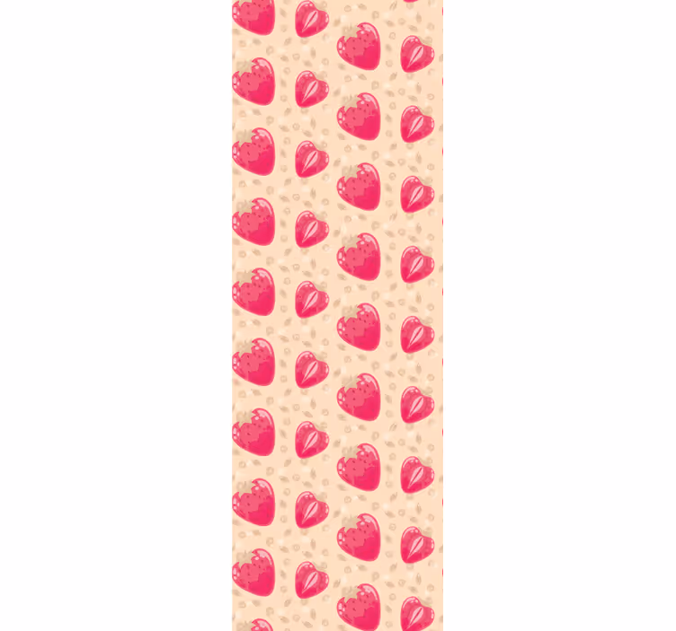Hearts Pattern kitchen wallpaper - TenStickers