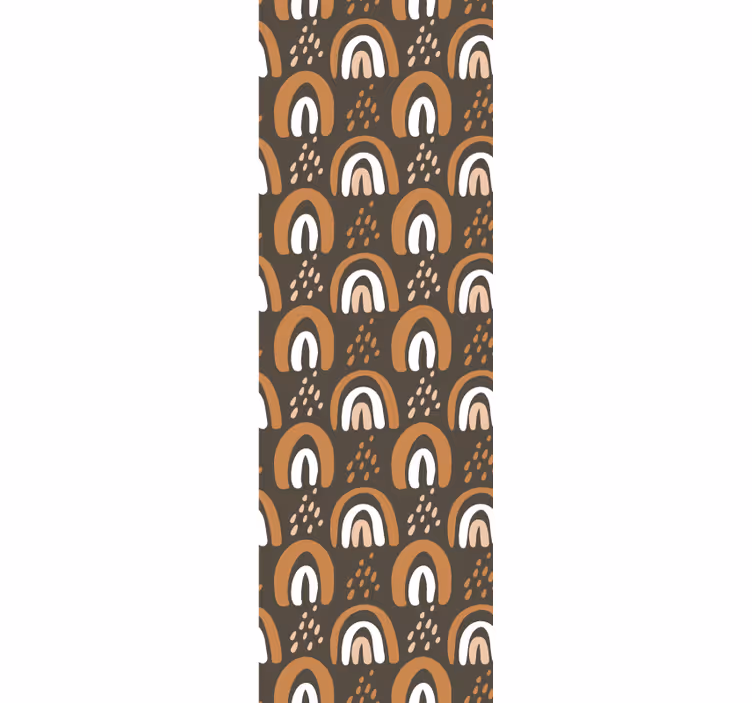 Geometric Arc Motif wallpaper geometric - TenStickers
