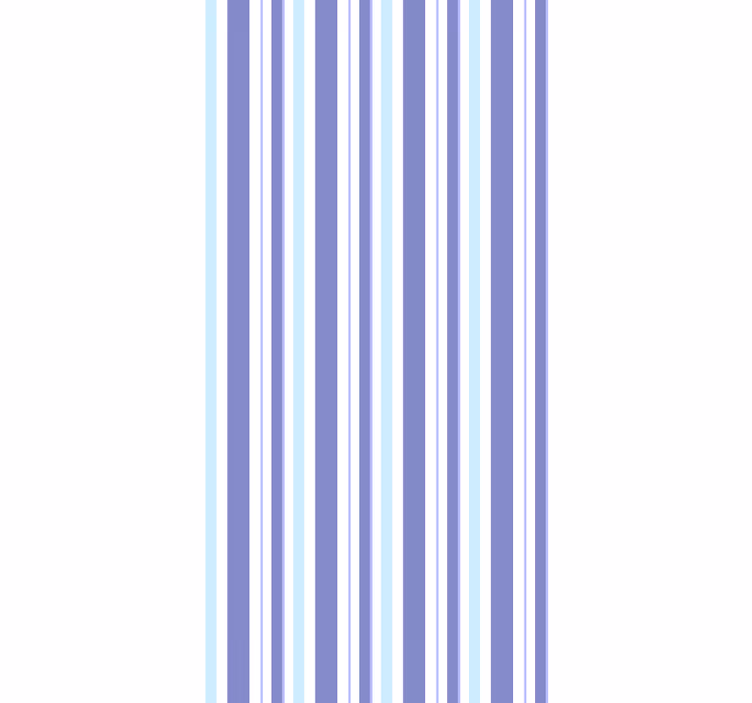 Striped Wall Detail wallpaper horizontal stripes - TenStickers