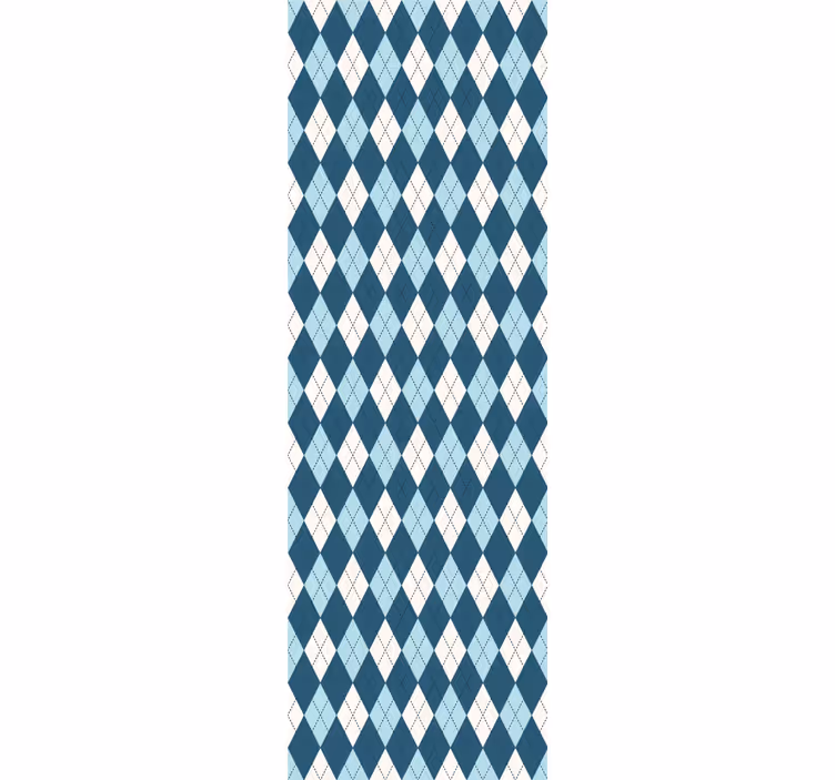 Diamond Harlequin wallpaper geometric - TenStickers