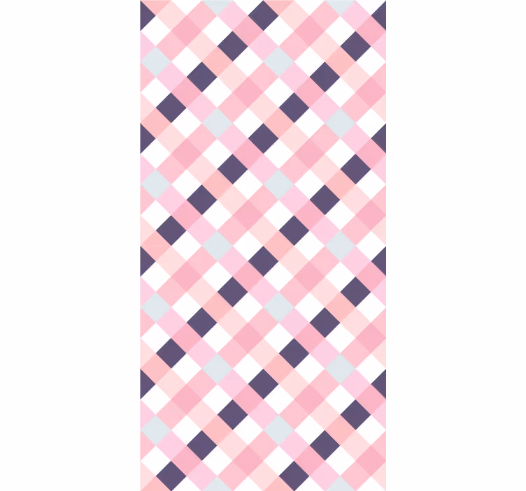 Pastel Argyle Pattern wallpaper geometric - TenStickers