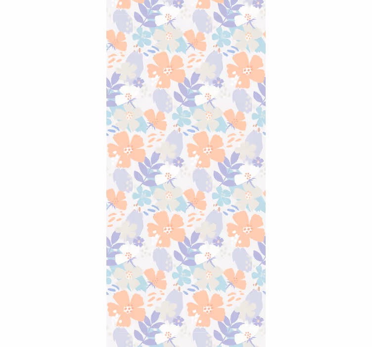 Floral Petal Print flowers wallpaper - TenStickers