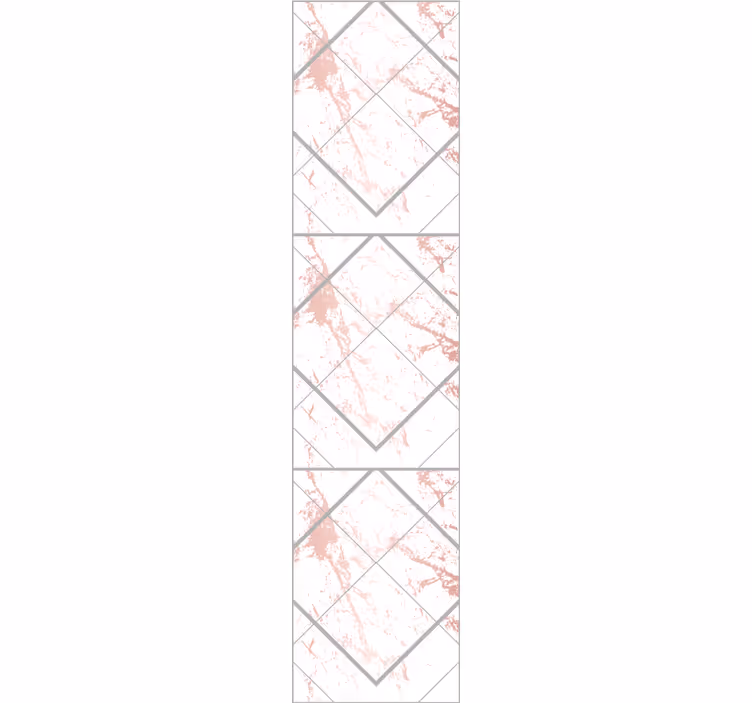 Pink and grey marble outline marble wallpaper - TenStickers