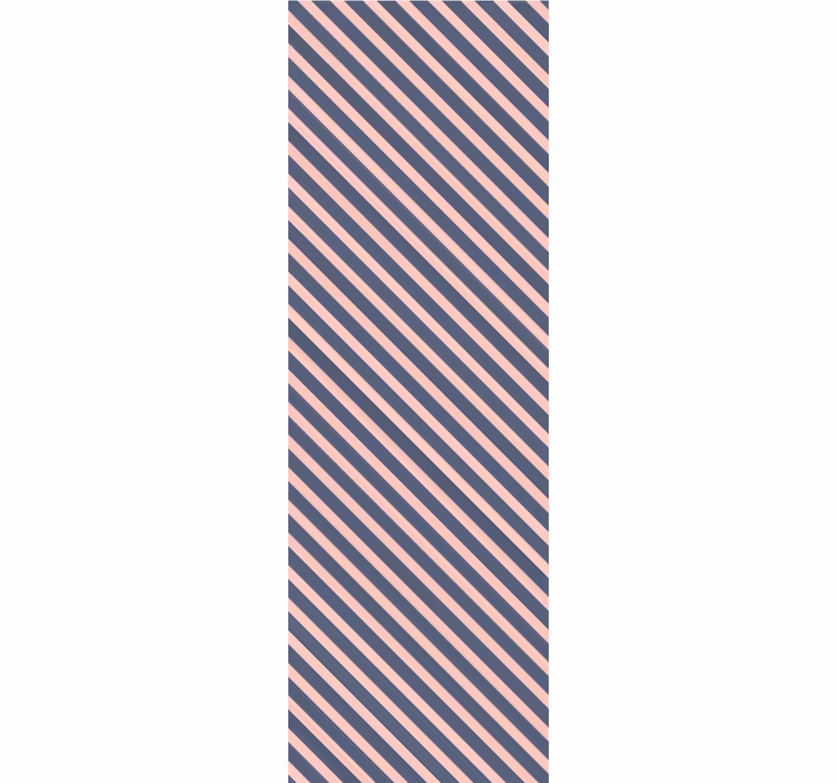 Diagonal Stripe Harmony wallpaper horizontal stripes - TenStickers