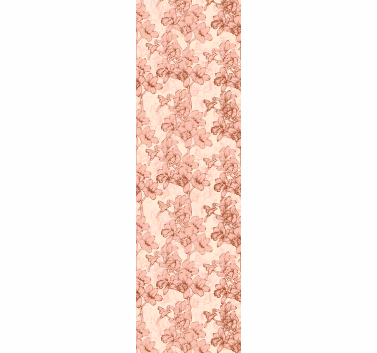 Vintage 3D flowers Nature Wallpaper - TenStickers