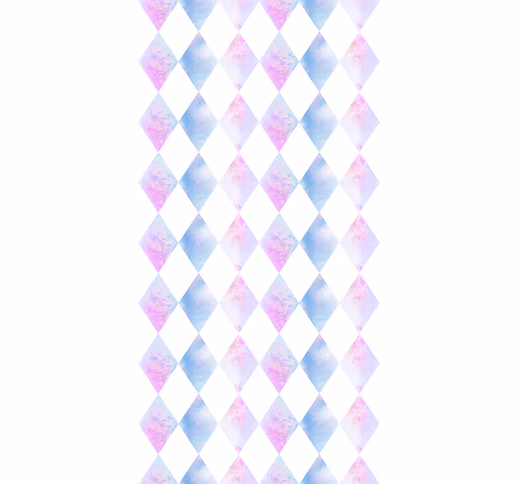 Geometric Harlequin wallpaper squares - TenStickers