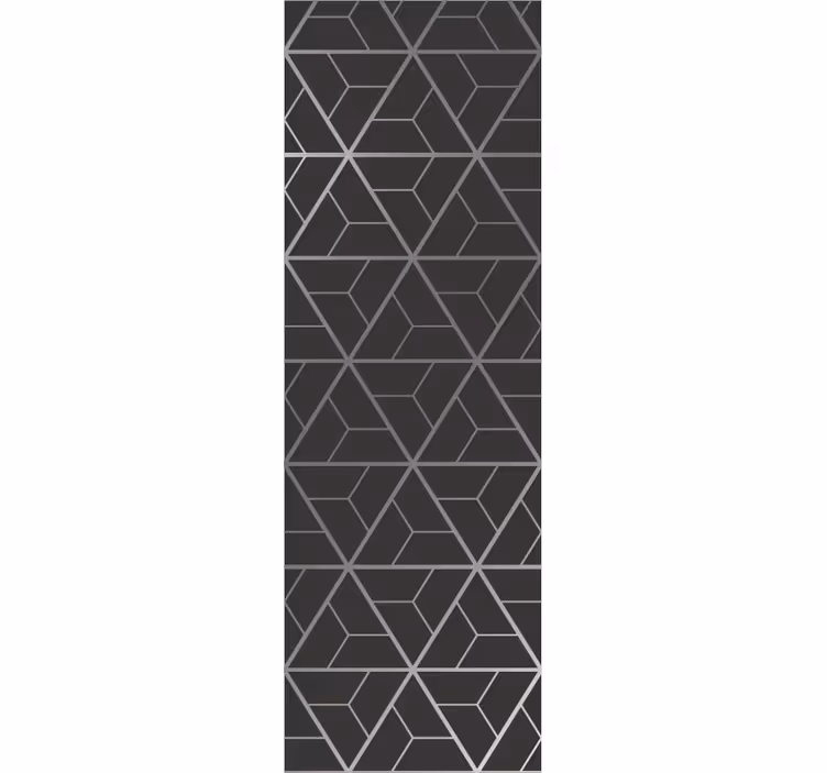 silver and grey design Living Room Wallpaper - TenStickers