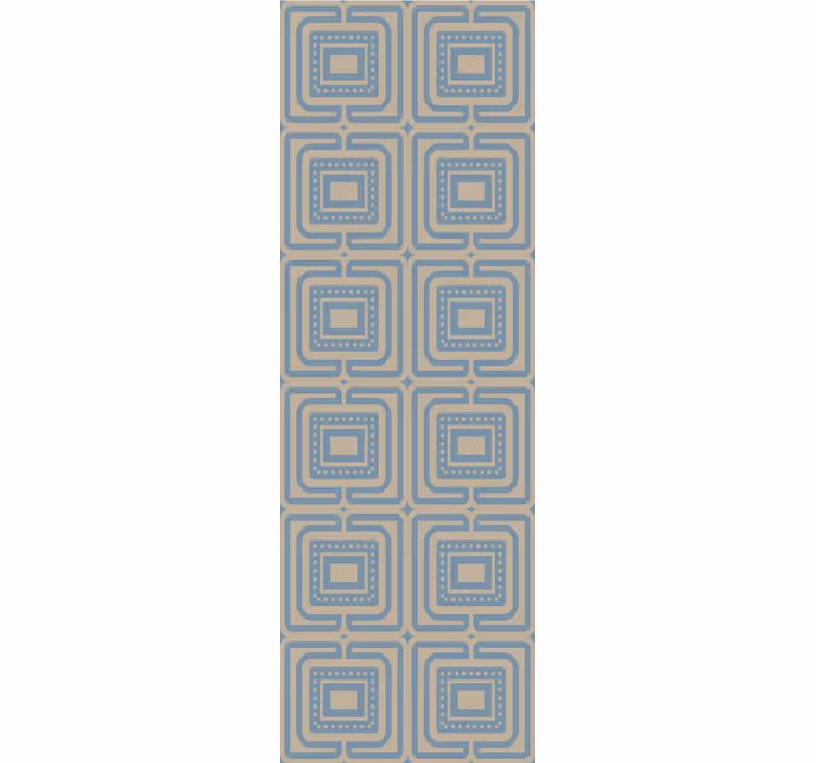 Retro Square Geometry wallpaper geometric - TenStickers
