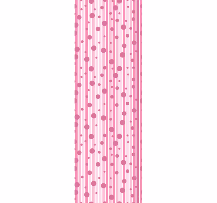 Striped Dot Pattern polka dots wallpaper - TenStickers