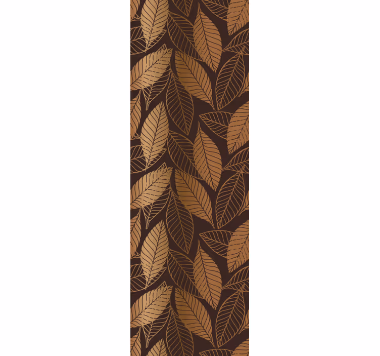 Autumn Leaf Motif leaves wallpaper - TenStickers