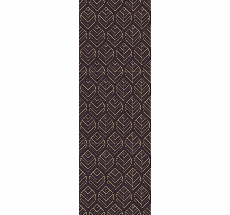 Leaf Pattern Elegance leaves wallpaper - TenStickers