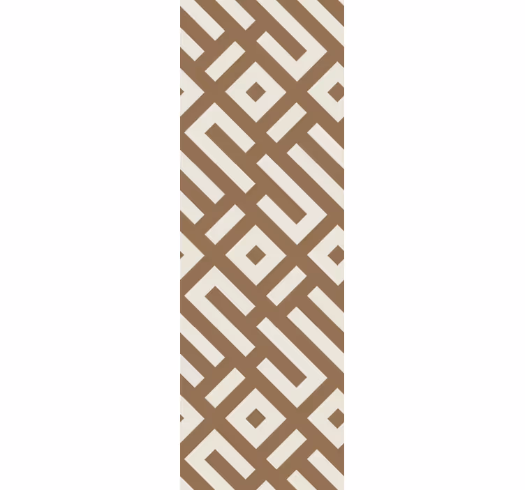 Angular Pattern wallpaper geometric - TenStickers