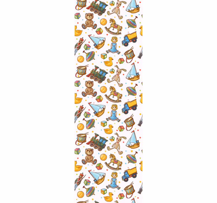 Playful Nursery Motifs nursery room wallpaper - TenStickers
