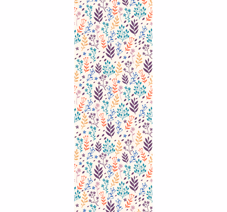 Autumnal Leaf Patterns leaves wallpaper - TenStickers