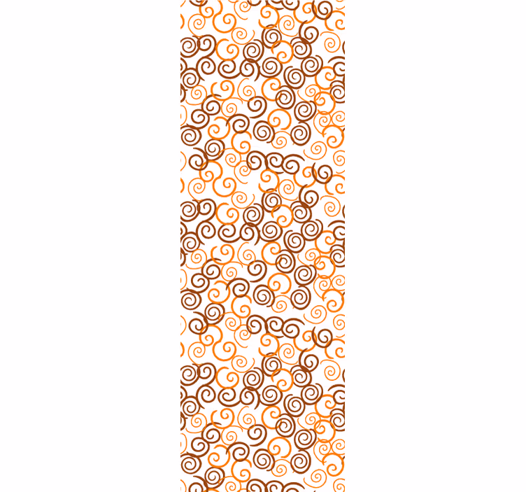Spiral Swirls Pattern goemetric wallpaper - TenStickers
