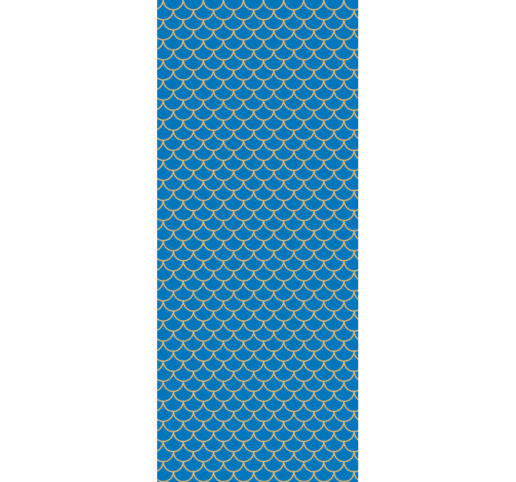 Geometric Scales wallpaper geometric - TenStickers