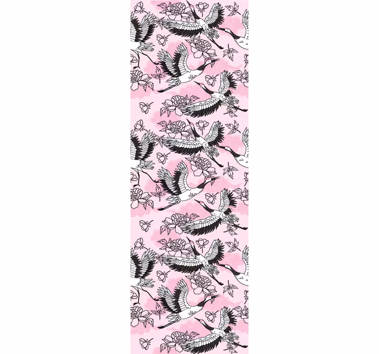 Butterfly Flight Pattern animals wallpaper - TenStickers