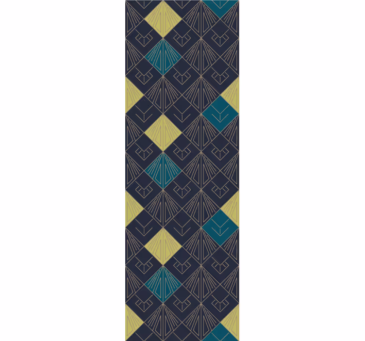 Geometric Patterned Decor wallpaper geometric - TenStickers