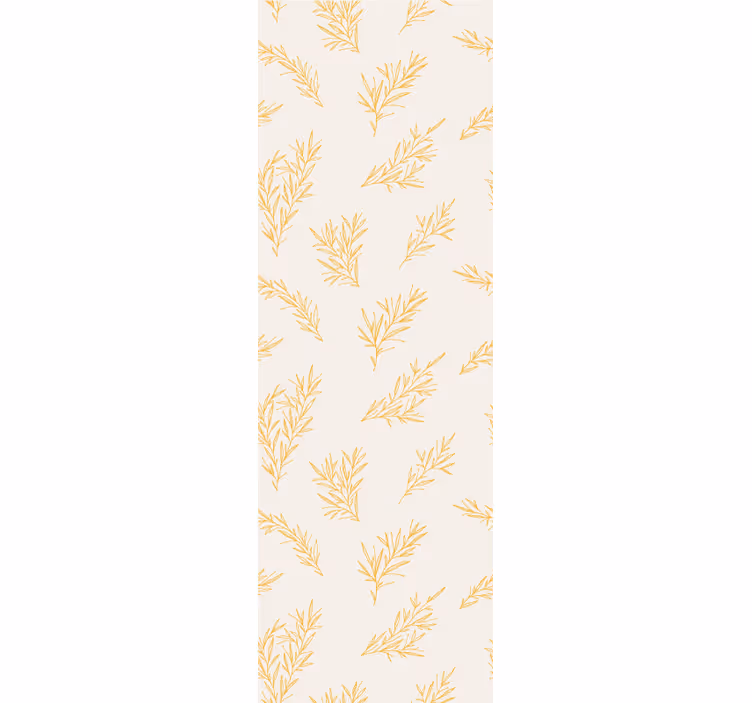 Botanical Foliage Pattern flowers wallpaper - TenStickers