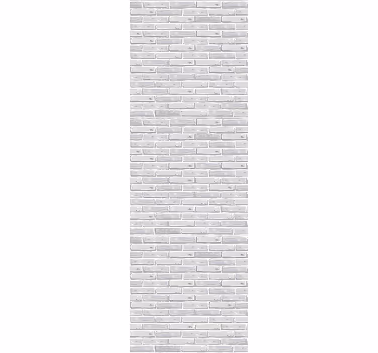 White stone bricks effect Rustic Wallpaper - TenStickers