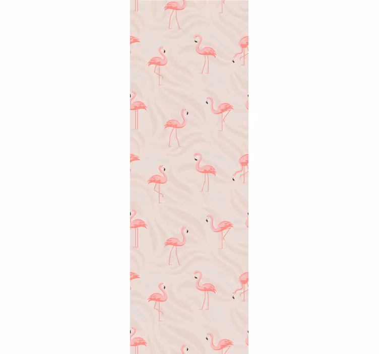 Flamingo Ensemble animals wallpaper - TenStickers