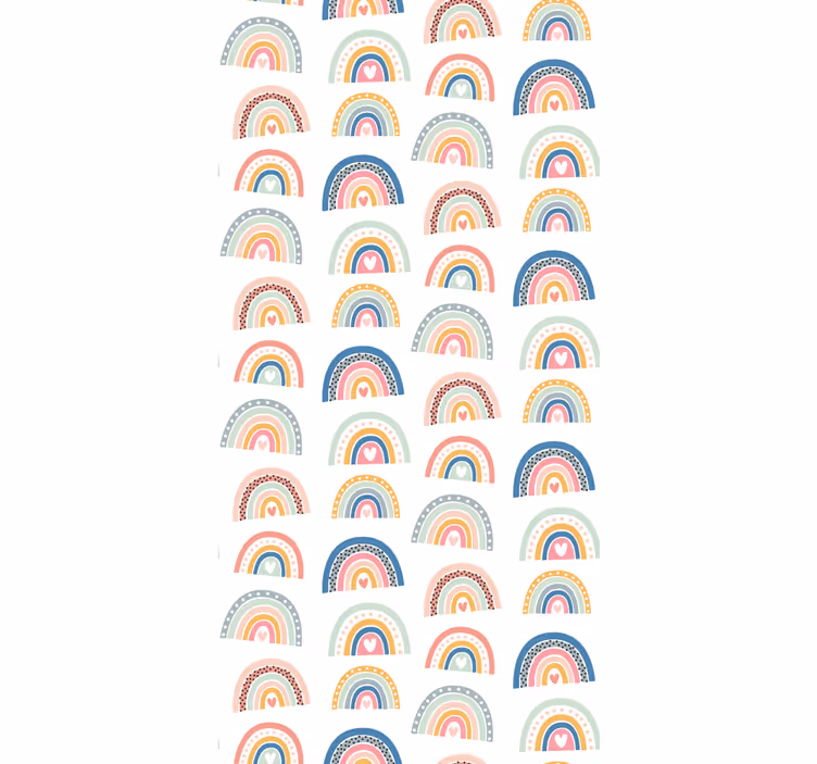Colorful rainbows Childrens Wallpaper - TenStickers