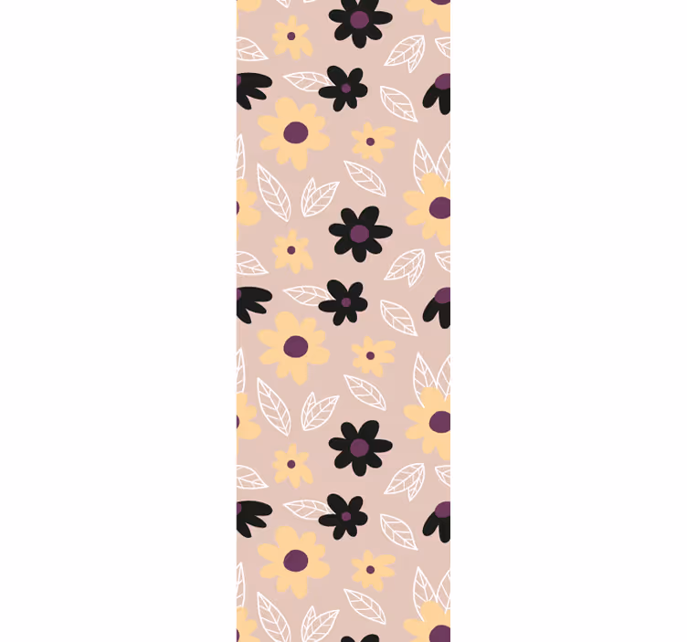 Floral Simplistic Motif floral wallpaper - TenStickers