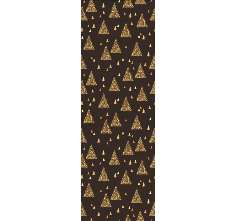 Golden Triangle Motif goemetric wallpaper - TenStickers