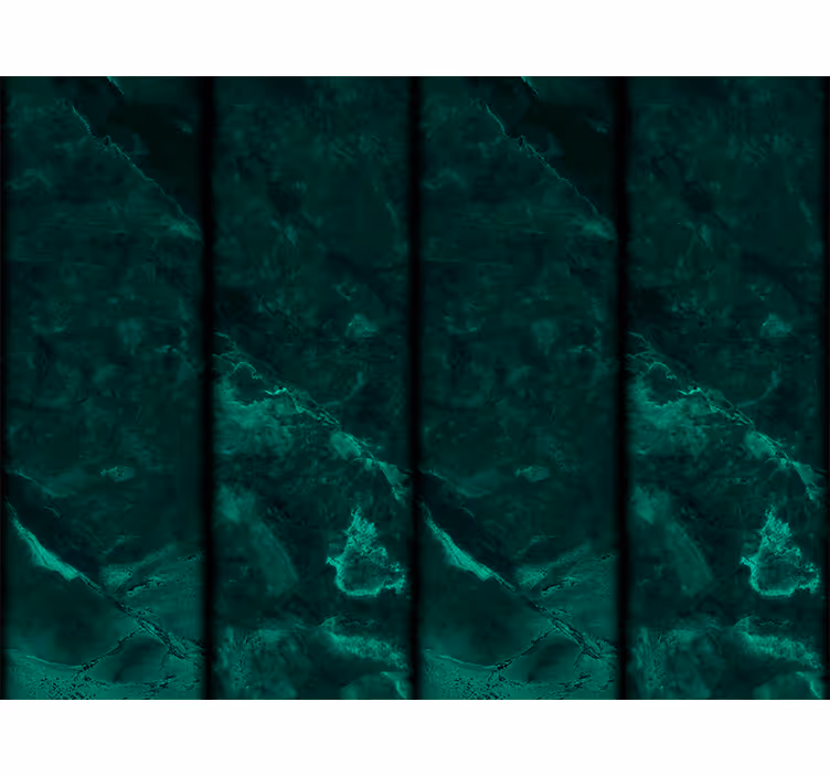 Black & green marble effect Bathroom Wallpaper - TenStickers