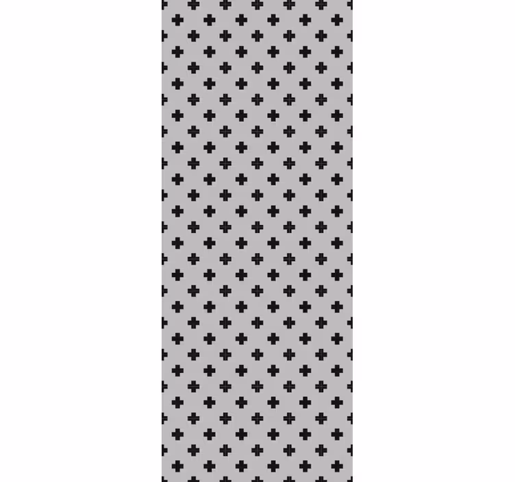 Cross Pattern goemetric wallpaper - TenStickers
