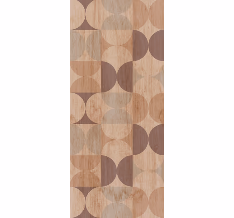 Geometric Circle Motif polka dots wallpaper - TenStickers