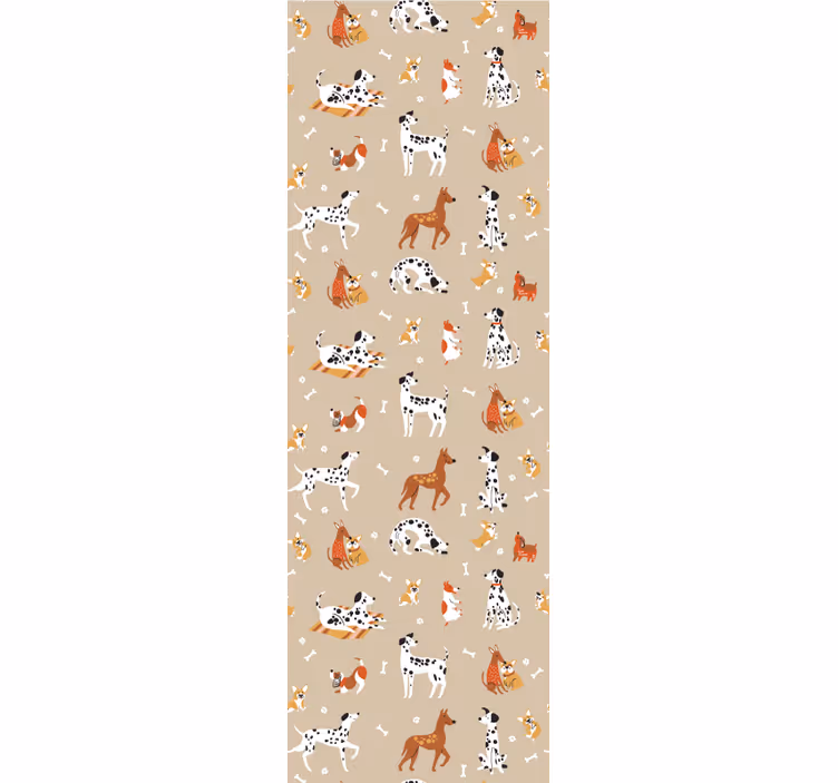 Whimsical Animal Motifs animals wallpaper - TenStickers