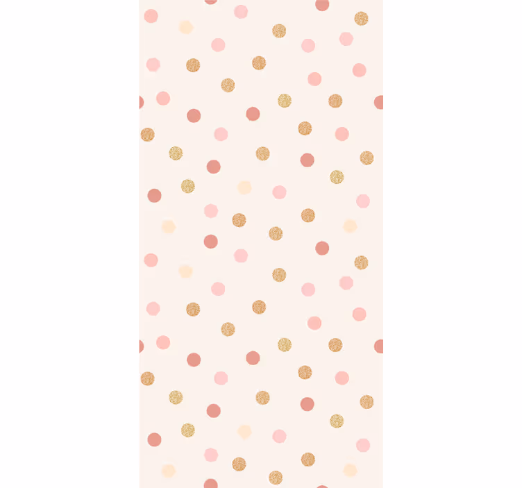 Beige spot pattern nursery room wallpaper - TenStickers