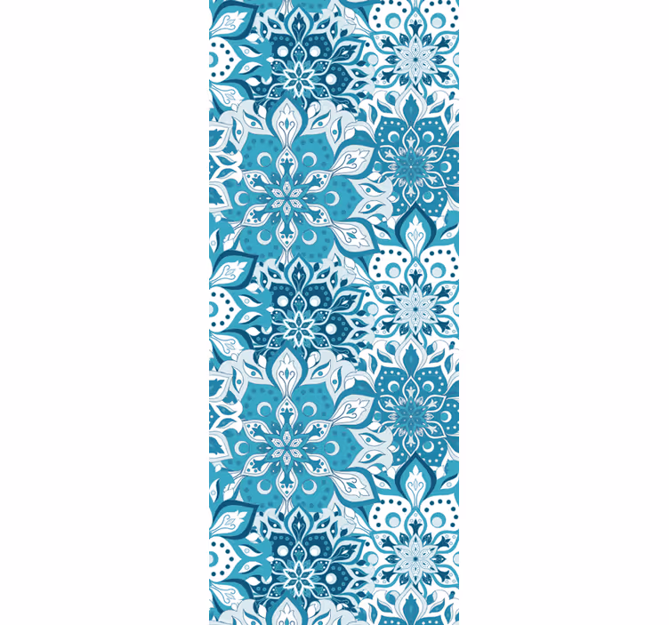 Floral Mandala Pattern ornamental wallpaper - TenStickers