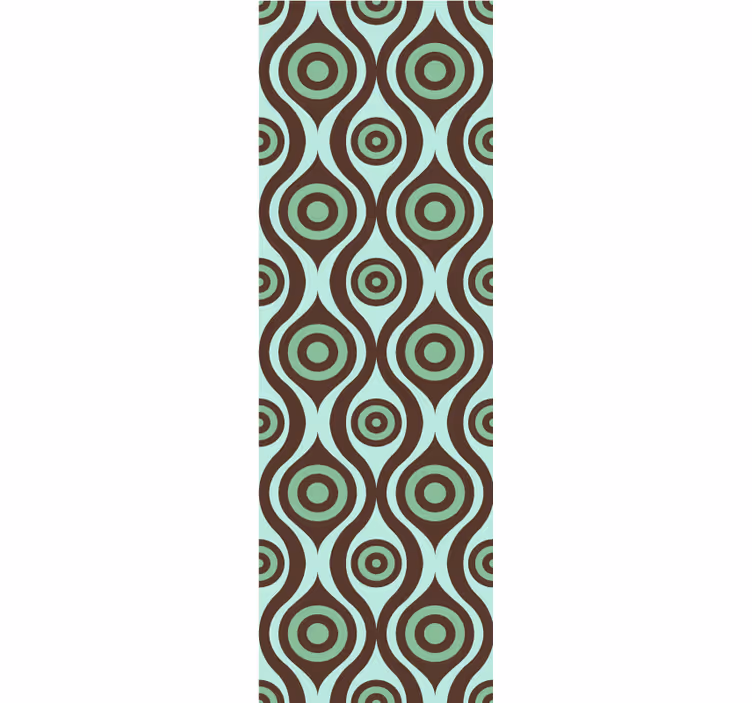 Circles Pattern wallpaper geometric - TenStickers