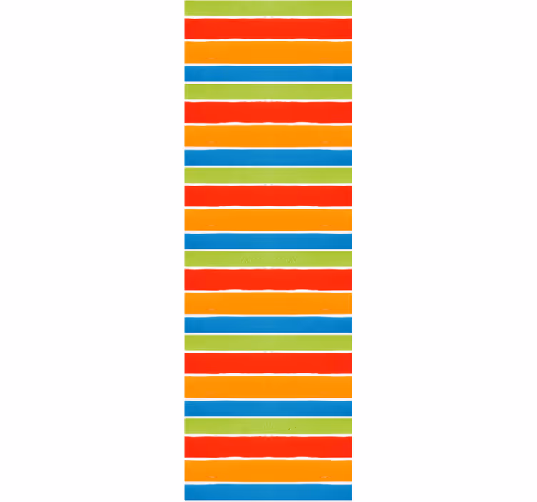 Multicolor Stripes wallpaper striped - TenStickers