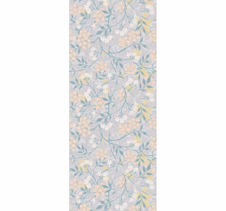 Floral Hydrangea Elegance flowers wallpaper - TenStickers