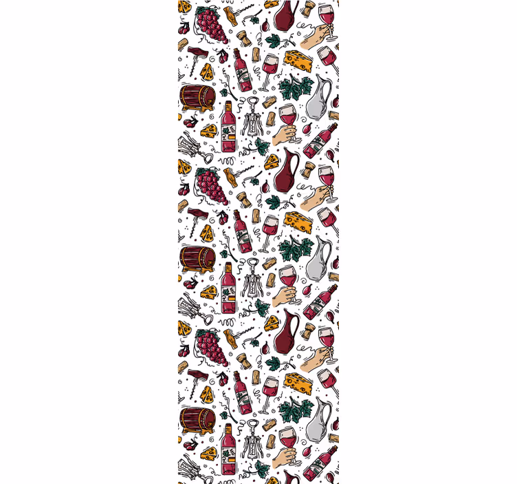 Gourmet Wall Pattern nature wallpaper - TenStickers