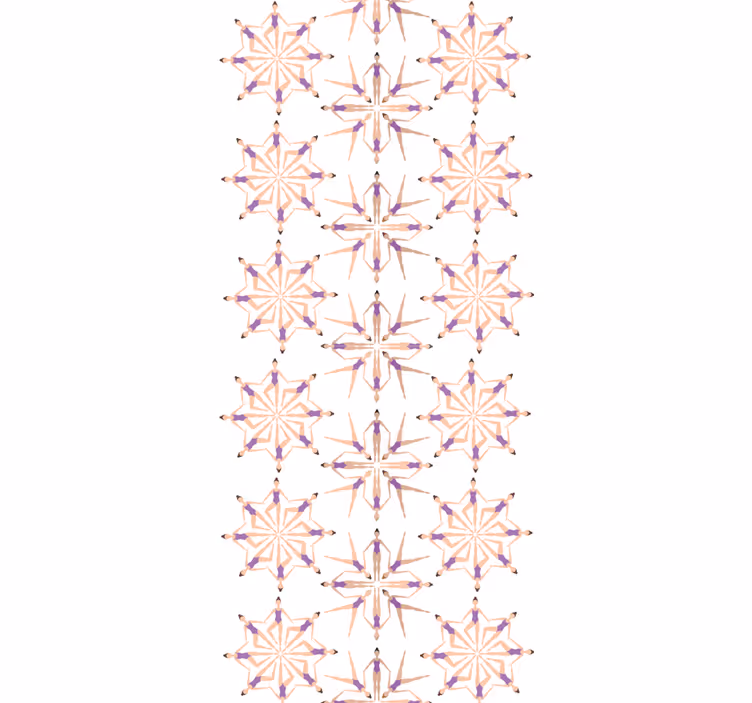 Geometric Starburst wallpaper geometric - TenStickers