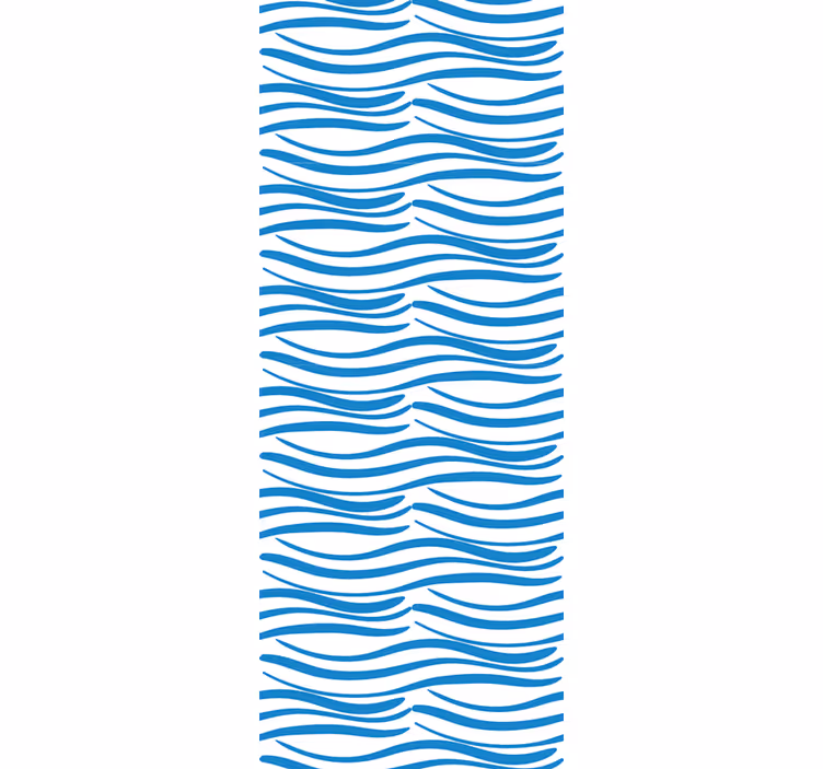 Stylish Wave Pattern 3 d wall paper - TenStickers