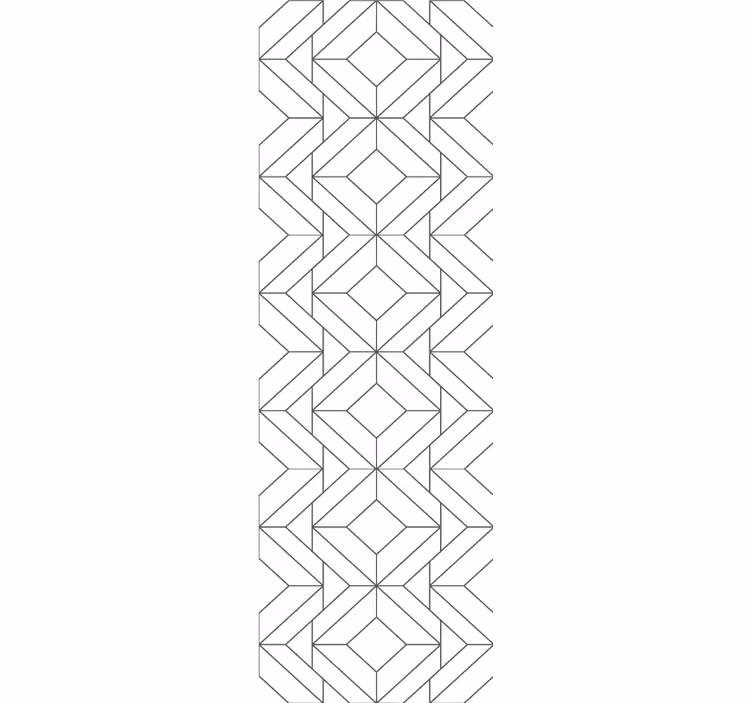 Modern Patterned Elements wallpaper geometric - TenStickers