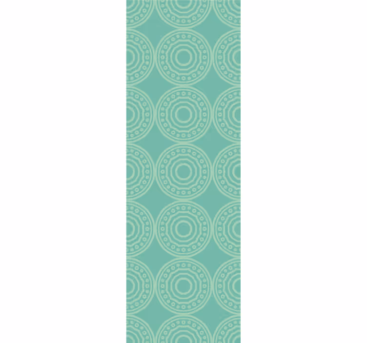 Circular Pattern Vibes polka dots wallpaper - TenStickers