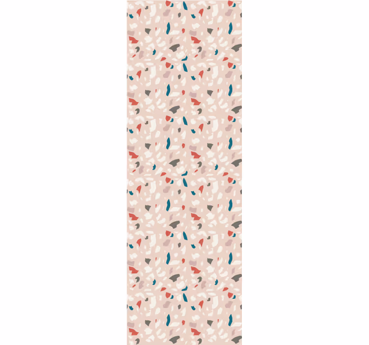Terrazzo effect pattern textured wallpaper - TenStickers