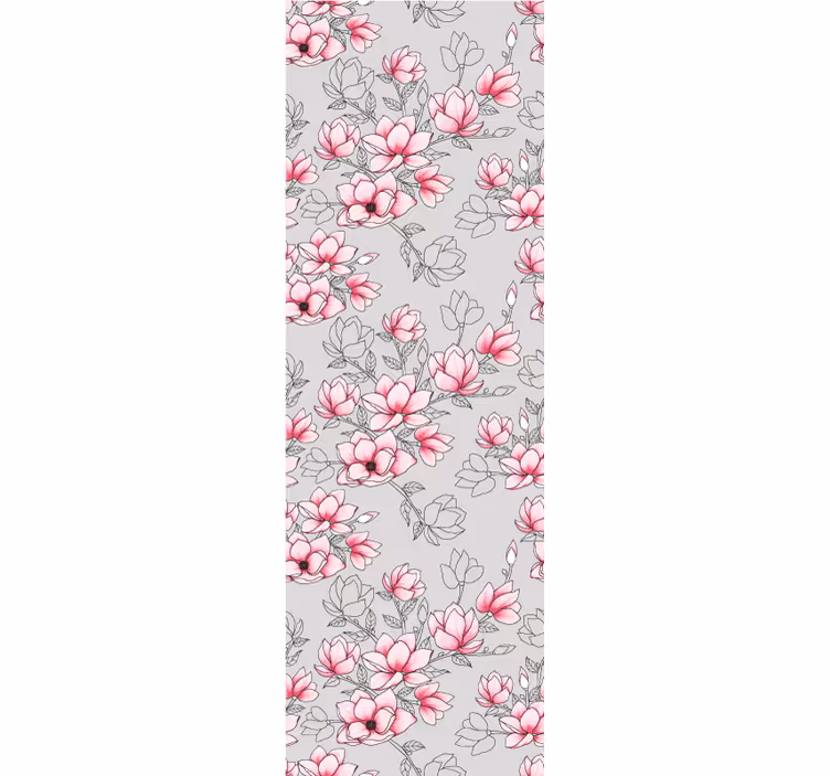 Magnolia Floral Design flowers wallpaper - TenStickers