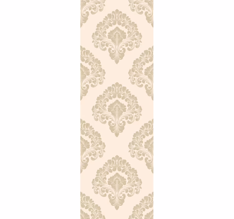 French Provincial golden floral style wallpaper - TenStickers