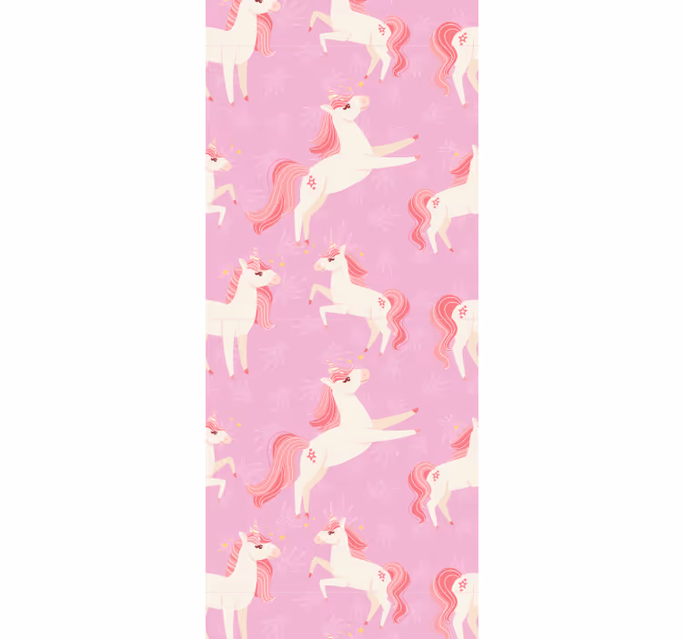 Dancing Unicorns animals wallpaper - TenStickers
