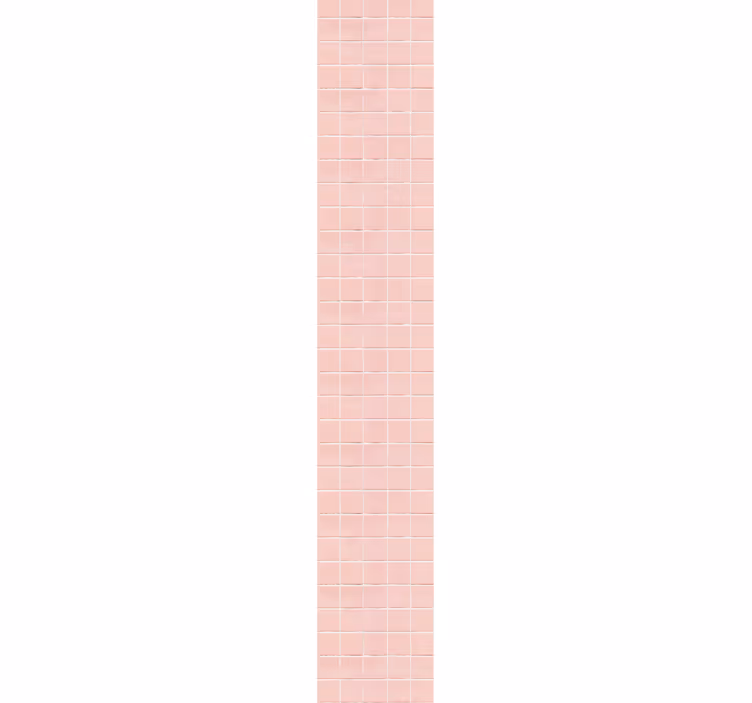 Simple blush pink tiles  Modern wallpaper - TenStickers