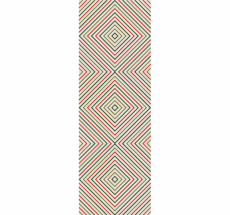 Festive squares holiday christmas wallpaper - TenStickers