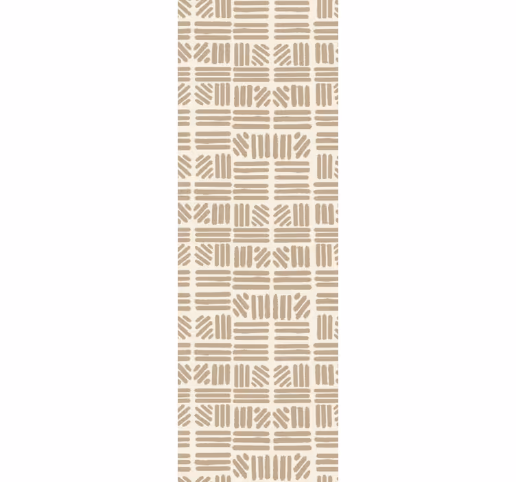 Geometric Line Patterns contemporary wallpaper - TenStickers